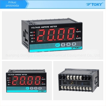 Tozaki/TOKY DL8-IAACT/IDACT digitalni ampermetar za AC/DC s izlazom 4-20 mA, model DL8-IAACT/IDACT, raspon 0-1999, točnost ±0.5%F.S, snaga 0.5 W, napajanje AC 100-240 V