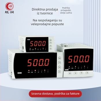 Digitalni voltmetar i ampermetar za izmjeničnu struju s digitalnim zaslonom; raspon mjerenja 0.0–500.0 V; 0.03–5.00 A; preciznost ±0.2%; RS485/RS232 komunikacija; napajanje 100–240 V AC/DC; model OHR-C200A-I-X/X-A