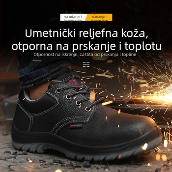 Radna zaštitna obuća S3 – lagana, otporna na udarce i probijanje, čelični prst, koža s PU đonom