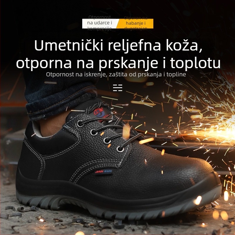 Radna zaštitna obuća S3 – lagana, otporna na udarce i probijanje, čelični prst, koža s PU đonom