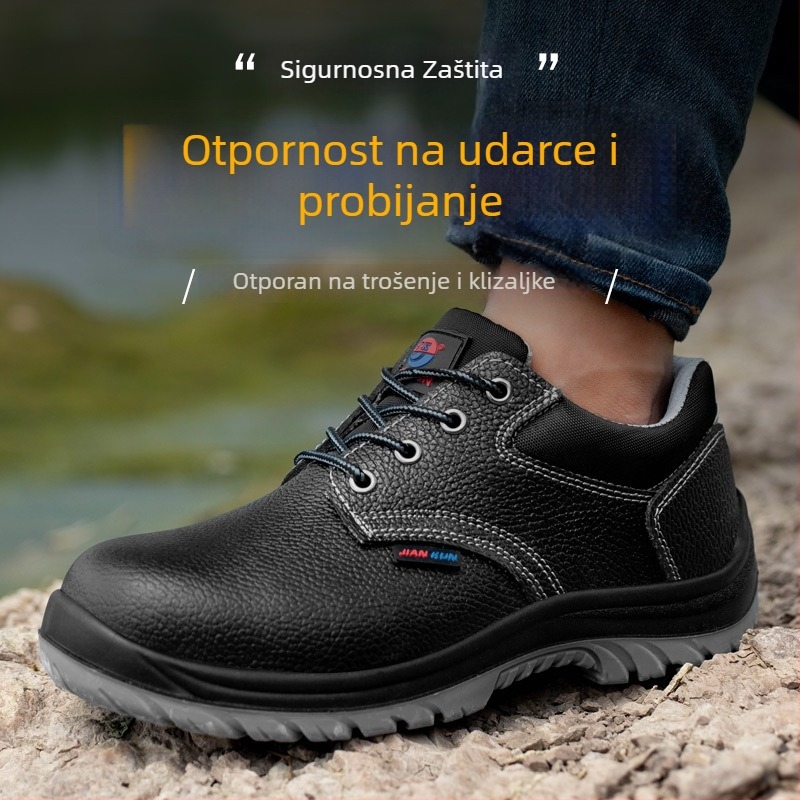 Radna zaštitna obuća S3 – lagana, otporna na udarce i probijanje, čelični prst, koža s PU đonom