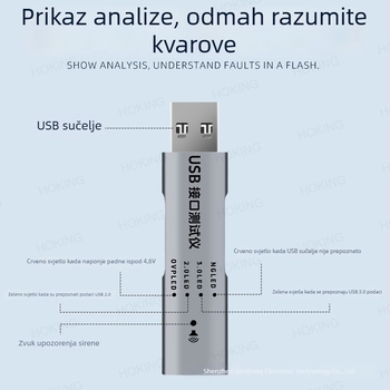 USB protokol tester, prijenosni mjerni uređaj za USB 2.0/3.0 signale, model C01, XSOON