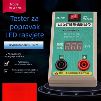 BLNK MCT220 Digitalni instrument za mjerenje napona za testiranje LED pozadinskog osvjetljenja LCD televizora, popravak LED dioda, potpuno izoliran i automatsko podešavanje napona