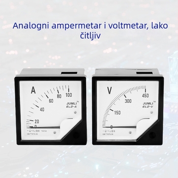 Analogni AC ampermetar i voltmetar s pokazivačem, model 6L2-A, rasponi 600/5, 400/5, 1000/5, 250/5