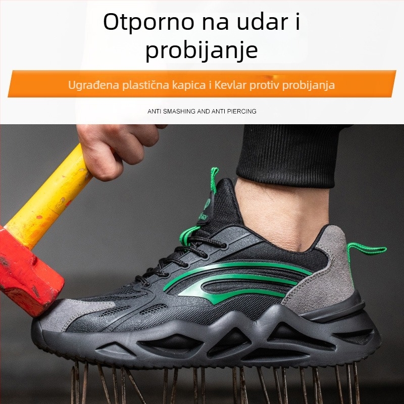 Električarska sigurnosna obuća | otporna na udarce i proboj; mrežasti gornji dio, nizak profil, konstrukcija visoke gustoće
