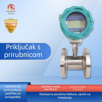 Turbinski mjerač protoka za tekućine – Ruitest Instruments, 0-2000 m³/h, digitalni zaslon