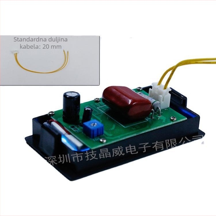Plavi LCD AC voltmetar s digitalnim zaslonom, model 5315, podesiv 70–500 V