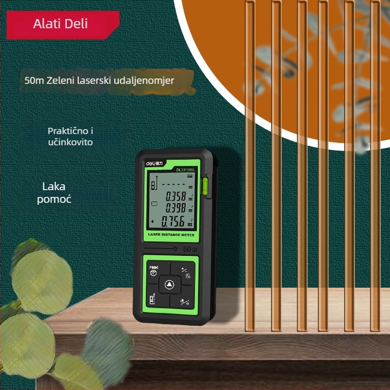Laserski mjerač udaljenosti, ručni, visoke preciznosti, model DL331005L