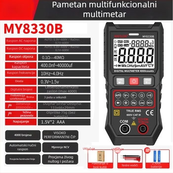 MAYILON MY8330 serija pametnog multimetra s tehnologijom anti-burn 4000 i automatskom identifikacijom napona i otpora