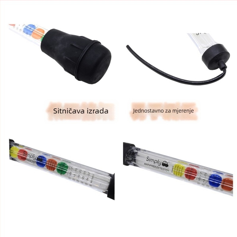 Automobilski hidrometar za sustav hlađenja — zatvoren antifriz tester, univerzalni model Electro-hydraulic hydrometer