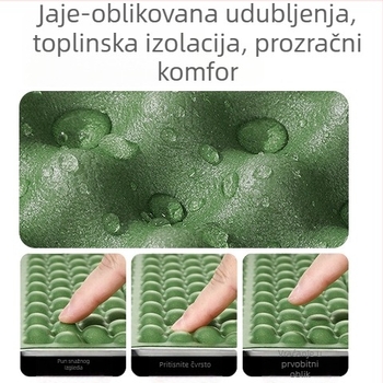 Piknik-kemping podloga — IXPE, otporna na vlagu, vodonepropusna sloj aluminijske folije, LDPE 90% + 10% aluminijski film, vanjski odmor, Schumate