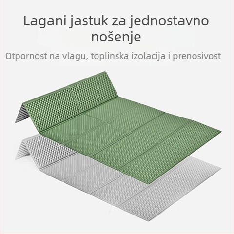 Piknik-kemping podloga — IXPE, otporna na vlagu, vodonepropusna sloj aluminijske folije, LDPE 90% + 10% aluminijski film, vanjski odmor, Schumate