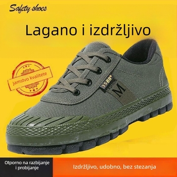 Unisex kamuflažne platnene tenisice za trening, s protukliznom potplatom, otporne na habanje, srednje visoko gornje, protiv probijanja