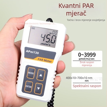 APM130 visoko precizan podijeljeni digitalni mjerni instrument za svjetlosnu energiju i spektralni fotometar PPFD