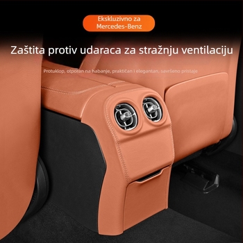 Automobilska dodatna oprema za Mercedes-Benz C-Class (2022–2025) – Baochiyou zaštitna naljepnica za stražnje otvore za ventilaciju i središnju konzolu, model tn-5222, šifra proizvoda tn-822, mogućnost tiskanja logotipa