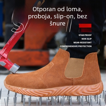 Zavarivačke sigurnosne cipele s čeličnim prstom, otporne na udarac, proboj, klizanje, otporne na toplinu