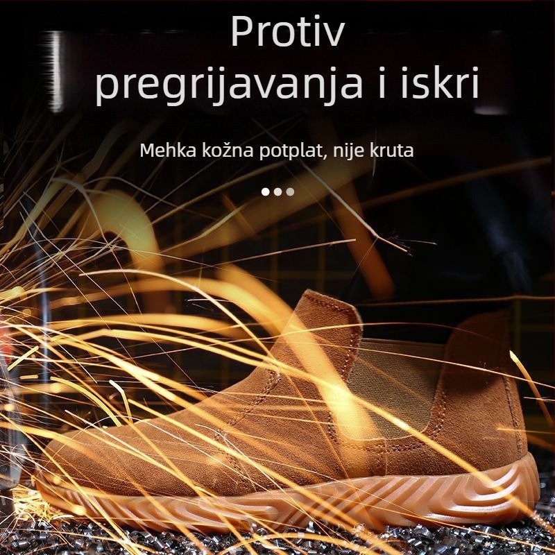 Zavarivačke sigurnosne cipele s čeličnim prstom, otporne na udarac, proboj, klizanje, otporne na toplinu