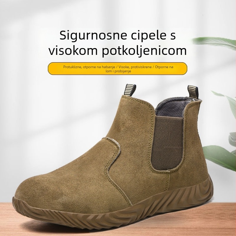 Zavarivačke sigurnosne cipele s čeličnim prstom, otporne na udarac, proboj, klizanje, otporne na toplinu