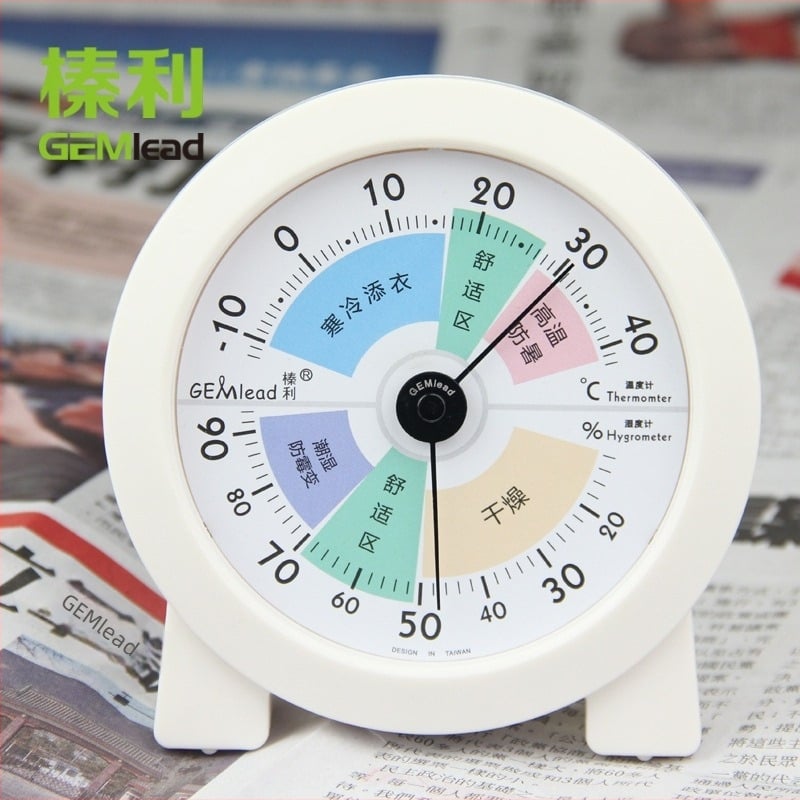 GEMlead Th303c Unutarnji mjerač temperature i vlage za kućnu upotrebu, dječju sobu, dom, dnevni boravak, ured, skladište, ljekarna