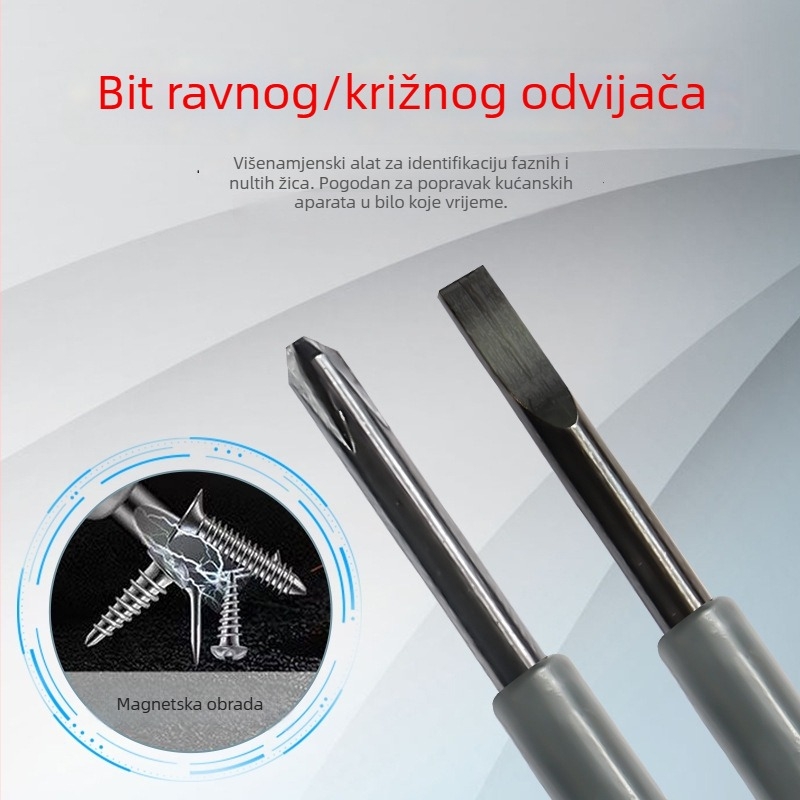 Električarski tester olovka s jasnim bojama i indukcijskim tipom — visoka preciznost otkrivanja prekida vodiča, mjerenje nule i faze