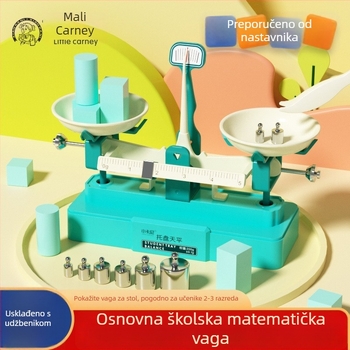 Little Carney 3399 Vaga s posudom – Nastavni alat za osnovnu matematiku, plastični materijal