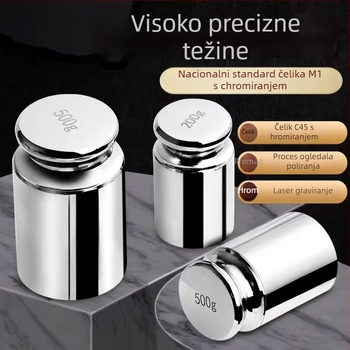 M1 razred balansnih masa, kromirana čelična, 500 g, standardni didaktički instrument (Marka: Unique; Model: Other; Materijal: Other; Namjena: Other)