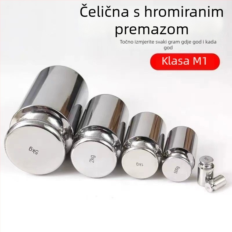 M1 razred balansnih masa, kromirana čelična, 500 g, standardni didaktički instrument (Marka: Unique; Model: Other; Materijal: Other; Namjena: Other)