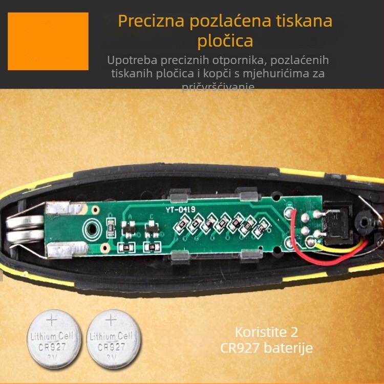 KAGU nehrđajući čelik tester napona s digitalnim zaslonom za mjerenje snage