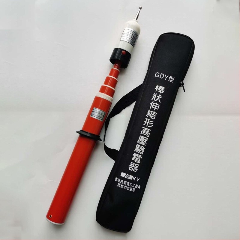 Jianda GDY-II visokovoltni tester sa zvučnim i svjetlosnim alarmom, mjerni štapić 10 kV, teleskopska šipka