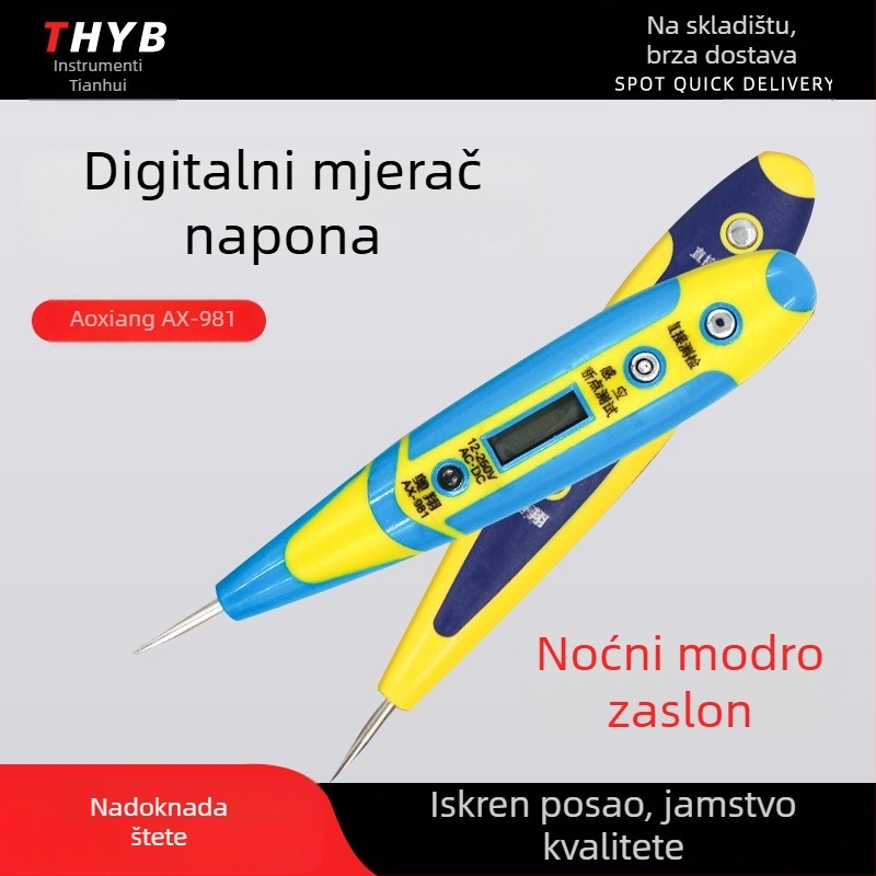 Aoxiang AX981 digitalni tester napona s više funkcija za ispitivanje i popravak sklopova