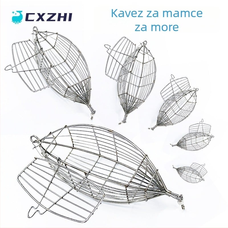 Kavez za mamce za duboko more - nehrđajući čelik, balansni pribor