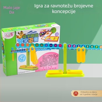 Plastična stolna didaktička igra za matematiku za djecu 4–6 godina – DIY, neelektrično, intelektualni razvoj