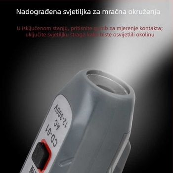 Shangde pametni induktivni digitalni tester napona – višenamjenski kućni tester za otvorene krugove i mjerenje napona