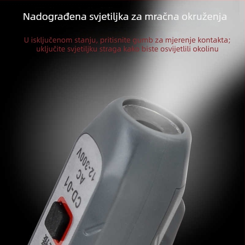 Shangde pametni induktivni digitalni tester napona – višenamjenski kućni tester za otvorene krugove i mjerenje napona