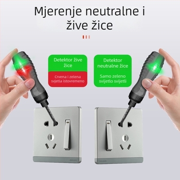 Višenamjenski električni tester-pen s inteligentnom indukcijom za otkrivanje otvorenog kruga, 220V