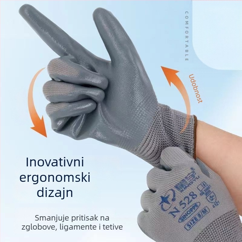 Staryu kemijske zaštitne rukavice — zaštita i otpornost na trošenje, težina 1, za kemijsku upotrebu