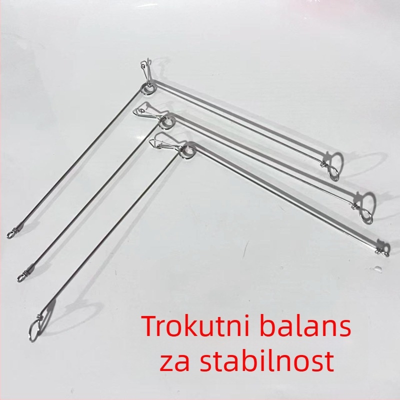 Trokutasti balansni stalak, Y-oblik, čelični, marka Other, za obalni ribolov