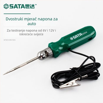 Automobilski tester napona, 6V/12V/24V, dvostruka uporaba, modeli 62503/62504, marka Sata/Sida