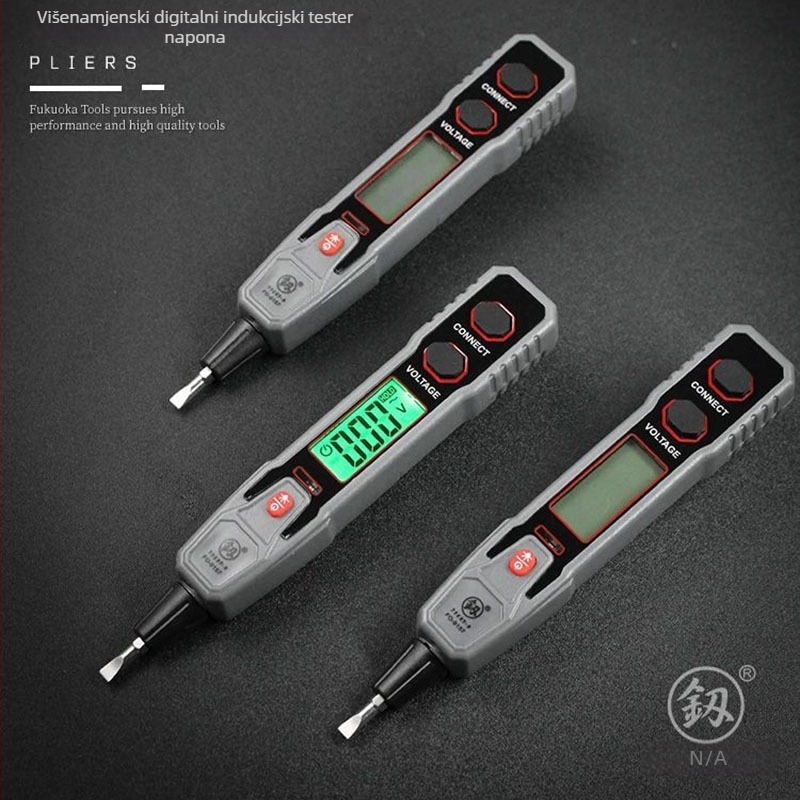 Digitalni tester napona s indukcijskim mjerenjem i višestrukim mjerenjem prekinutih vodiča za električare