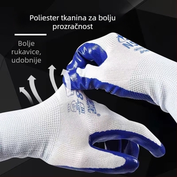 Zaštitne rukavice s protukliznim i otpornošću na habanje (Marka: Xingyu; Težina: 1; Upotreba: Kemijska)