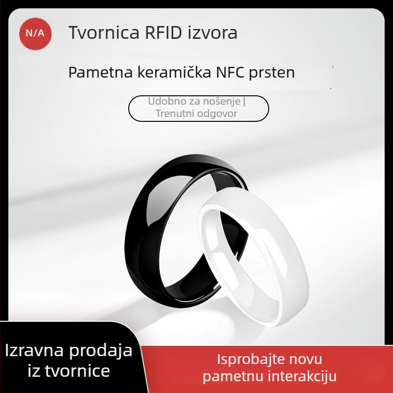 NFC keramički prsten s prilagodbom, laserskim graviranjem, različiti stilovi