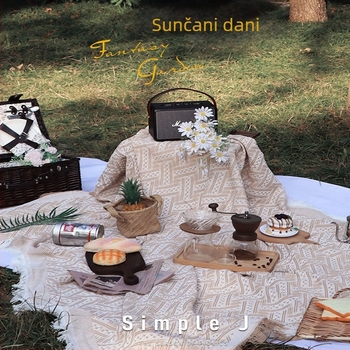 Vanjska piknik podloga, debeli pamuk-poliester materijal, model 06, za 1–10 osoba, nije vodootporna (potrebna je zasebna podloga otporna na vlagu)