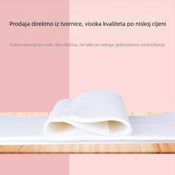 Jednokratni ručnik za stopala, netkani materijal, 40 g, široka i debela mreža, Straw Xiang