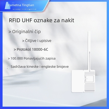 RFID oznaka za nakit M730, UHF, domet čitanja 700, kapacitet 128, ciklusi brisanja/unosa 100000