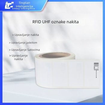 RFID UHF oznaka za nakit, M730 čip, domet čitanja 700, kapacitet pohrane 128, život brisanja/zapisivanja 100000, pasivna kartica