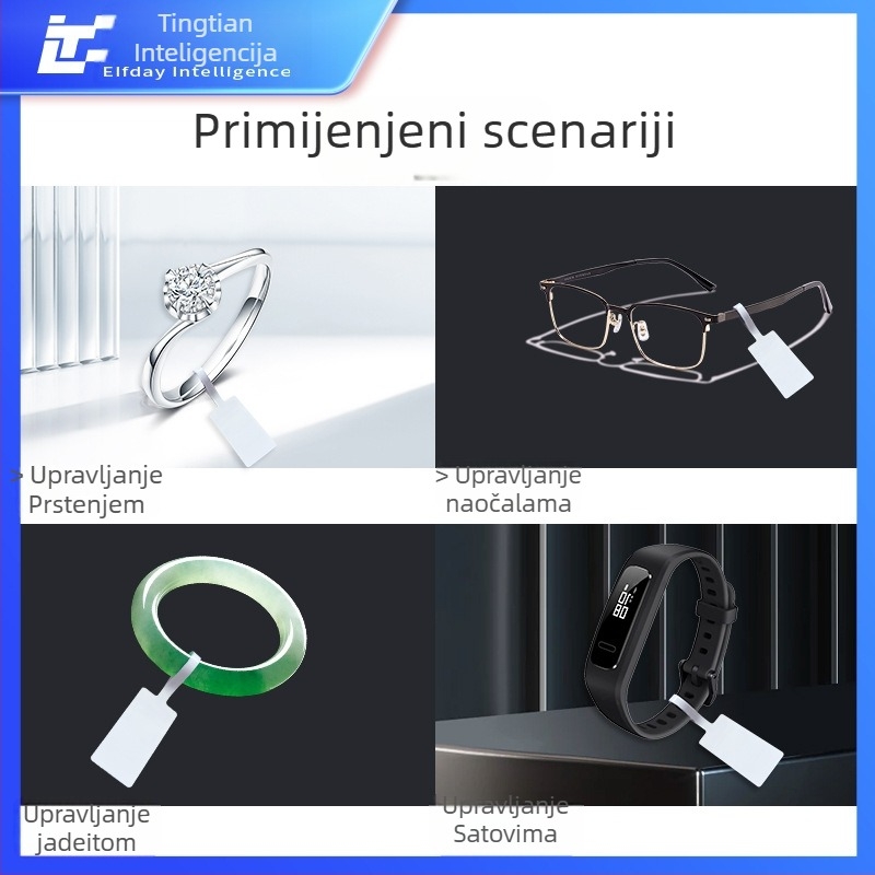 RFID UHF oznaka za nakit, M730 čip, domet čitanja 700, kapacitet pohrane 128, život brisanja/zapisivanja 100000, pasivna kartica