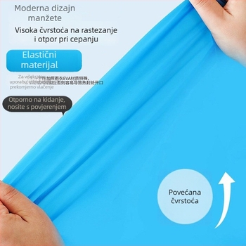 Kišni kaput EVA tkanina, debeli stil, vodootporni sloj PVC ljepila, za planinarenje