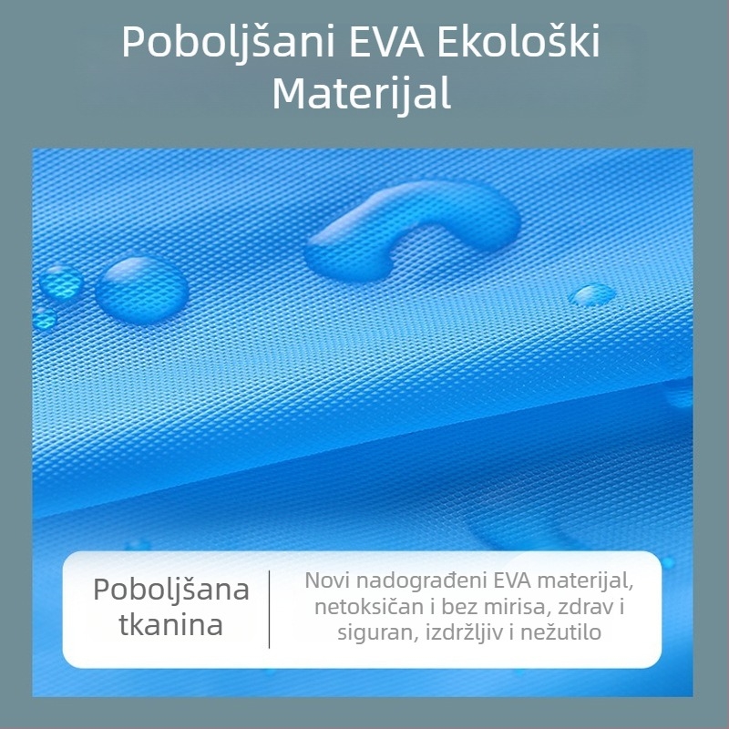 Kišni kaput EVA tkanina, debeli stil, vodootporni sloj PVC ljepila, za planinarenje