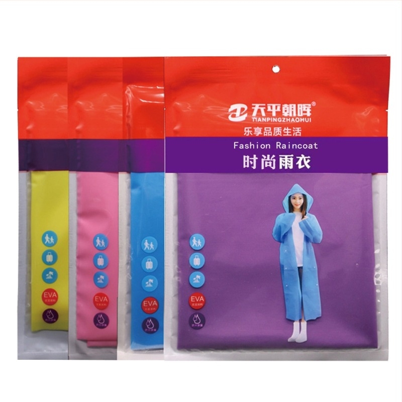 Kišni kaput EVA tkanina, debeli stil, vodootporni sloj PVC ljepila, za planinarenje