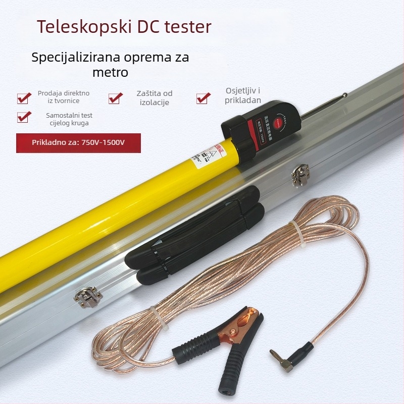 An Rong teleskopski DC mjerač napona za željezničke električne sustave, 1500 V DC